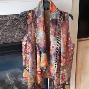 Anu Western Style wool vest size M